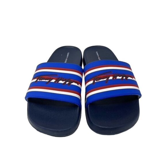 Tommy Hilfiger Szs 8/10 Ombre Stripe Molded Slide Sandal (Women) NWOT - Picture 2 of 11